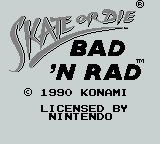 Skate or Die Bad n Rad screenshot 5 for GameBoy
